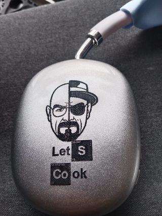 Auriculares P9 Personalizados Plata/Blanco