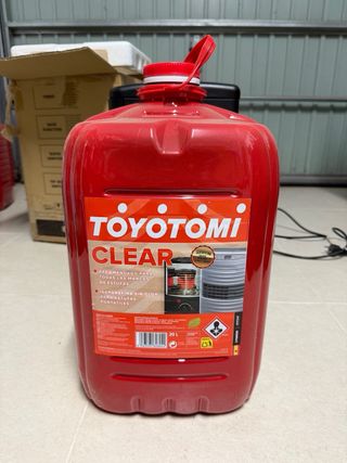 Estufa parafina Zibro y 2 garrafas de parafina 20L