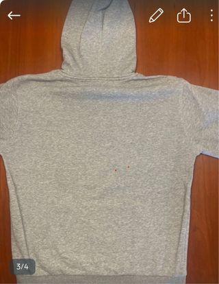 Sudadera DC Shoes Gris Talla M