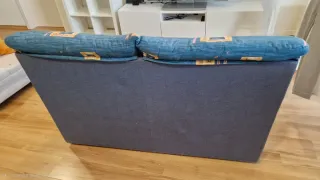 Sofá 2 plazas tela estampado