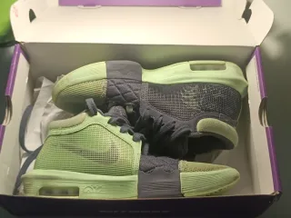 Zapatillas Baloncesto Nike(LeBron) Verdes y grises