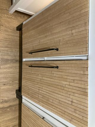 Mueble Kallax Modificado Bambú y Madera