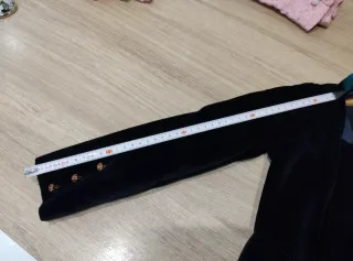 Corpiño Fallera Niña Negro Terciopelo