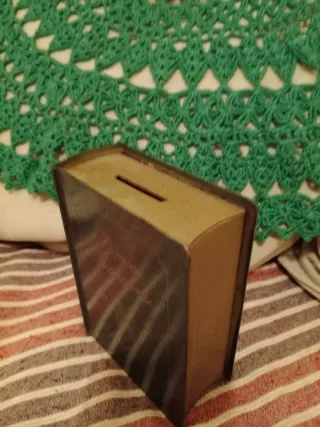 Salvadanaio vintage acciaio