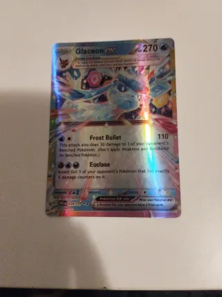 Carta Pokémon Glaceon EX 270 HP