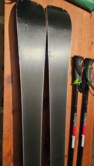 Esquís Elan con fijaciones, 150 cm