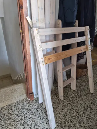 Cama semi-alta FLEXA lista para montar
