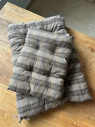 Colchoneta colchón Topper cuadros perro