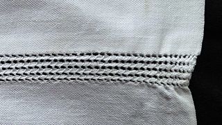 Lenzuolo Lino Inizio '900 Ricamato 268x248