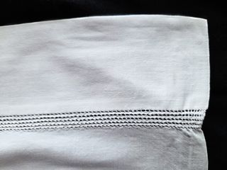 Lenzuolo Lino Inizio '900 Ricamato 268x248