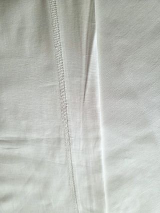 Lenzuolo Lino Inizio '900 Ricamato 268x248
