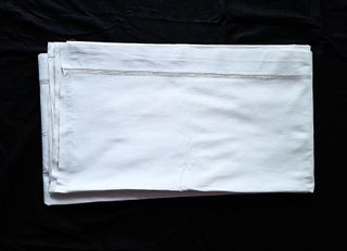 Lenzuolo Lino Inizio '900 Ricamato 268x248