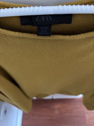 Jersey capa Zara talla única verde oliva