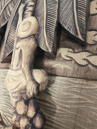 Talla madera artesanal Filipinas