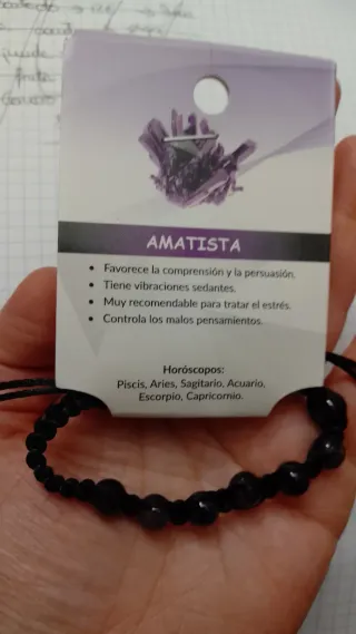 Pulsera Apatita Piedras Azules y Negras
