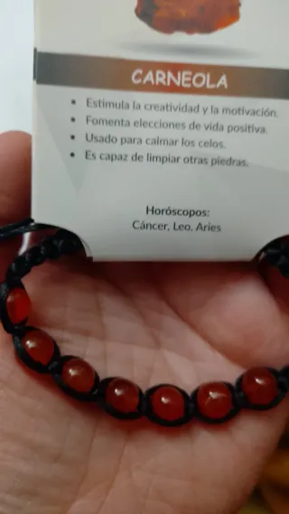 Pulsera Apatita Piedras Azules y Negras