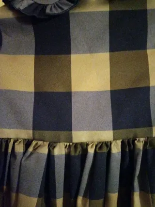 Vestido cuadros niña 36 meses