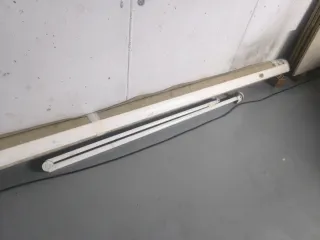 Toldo de plástico blanco impermeable