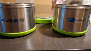 2 Termos Acero Inoxidable con Tapa