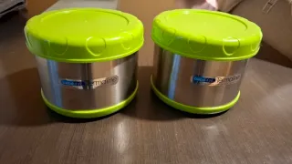 2 Termos Acero Inoxidable con Tapa