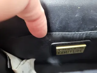 Bolso riñonera Versace Jeans Couture Negro Dorado