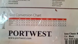 Chaqueta impermeable Portwest Iona XXXL reflectant