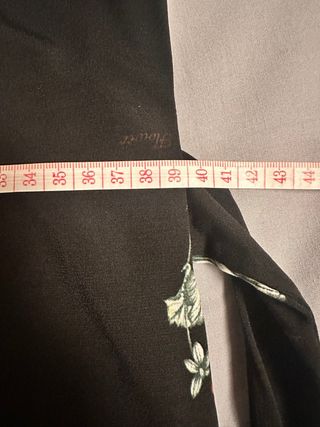 Vestido Liu Jo volante floral negro