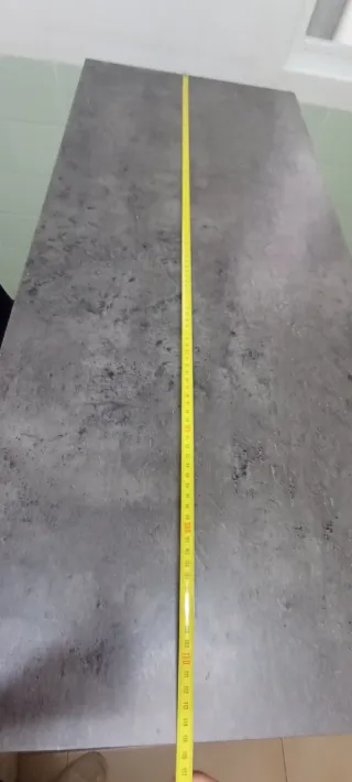 Mesa alta bar negra y gris