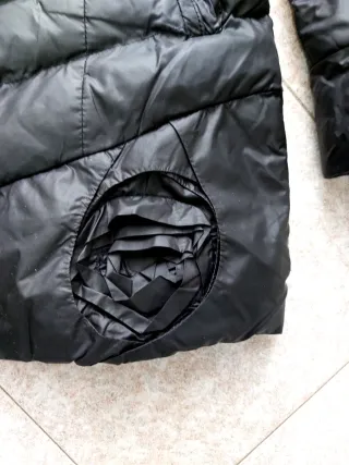 Piumino donna nero taglia M Manca il gancetto