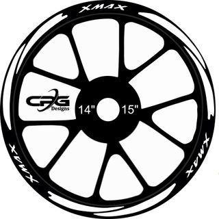 Pegatinas llantas XMAX 14 y 15