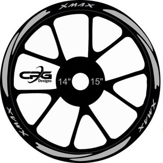 Pegatinas llantas XMAX 14 y 15