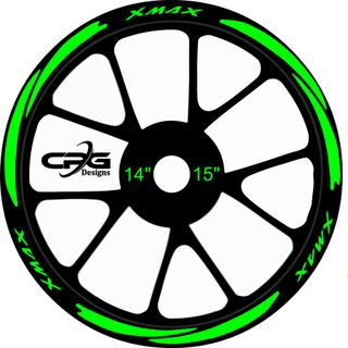 Pegatinas llantas XMAX 14 y 15