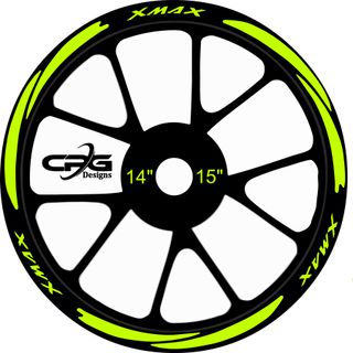Pegatinas llantas XMAX 14 y 15