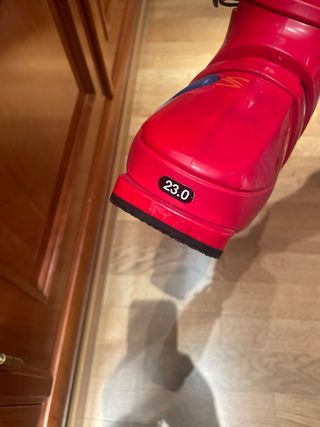 Botas de esquí Salomon rojas