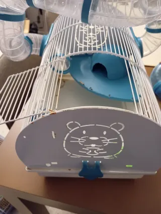 Jaula para hámster con túneles