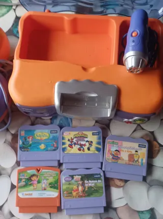 Consola Vtech V.Smile con juegos