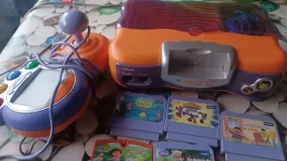 Consola Vtech V.Smile con juegos