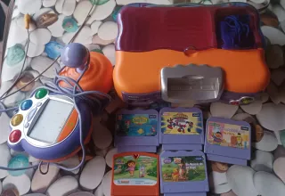 Consola Vtech V.Smile con juegos