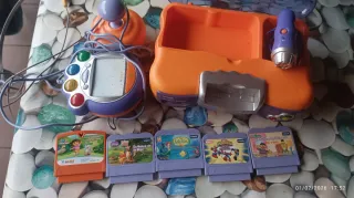 Consola Vtech V.Smile con juegos