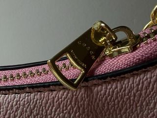 Bolso Coach Teri Rosa Estilo Baguette