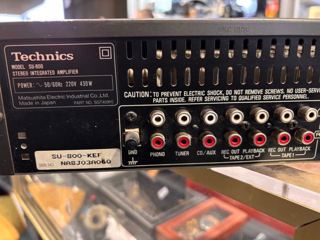 Amplificador Technics SU-800 Negro