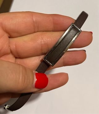 Pulsera Lotus Hombre Cuero y Plata