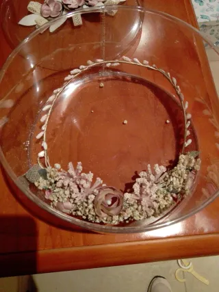 Diadema comunión niña hecha a mano