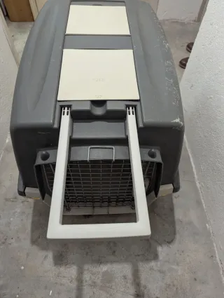 Transportín perro grande gris