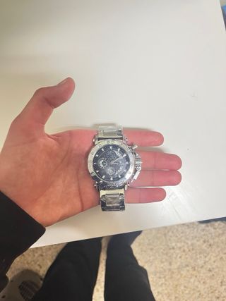 Reloj Poedagar Plata y Negro