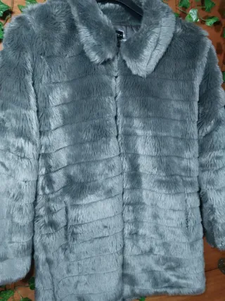 Cappotto pelliccia Grigio/Argento Prima Donna