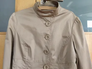 Chaqueta Zara Beige Mujer