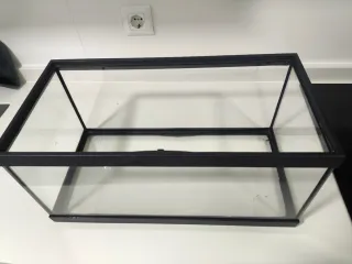 Tortuguera / Pecera Rectangular Negra 5