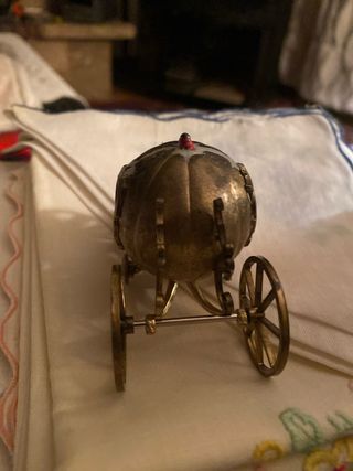 Carrozza Cenerentola in ottone