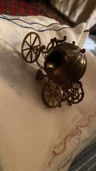 Carrozza Cenerentola in ottone